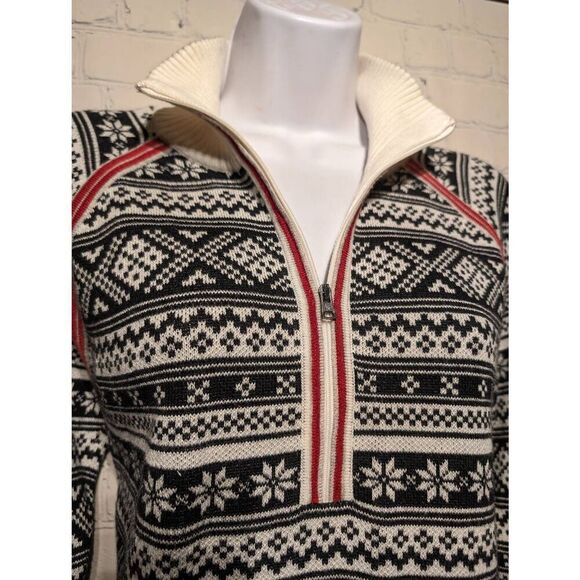 Eddie Bauer 1/4 zip turtleneck sweater medium - Picture 3 of 3